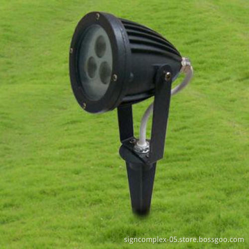 LED lawn light with high-quality power LED light source and constant current driver